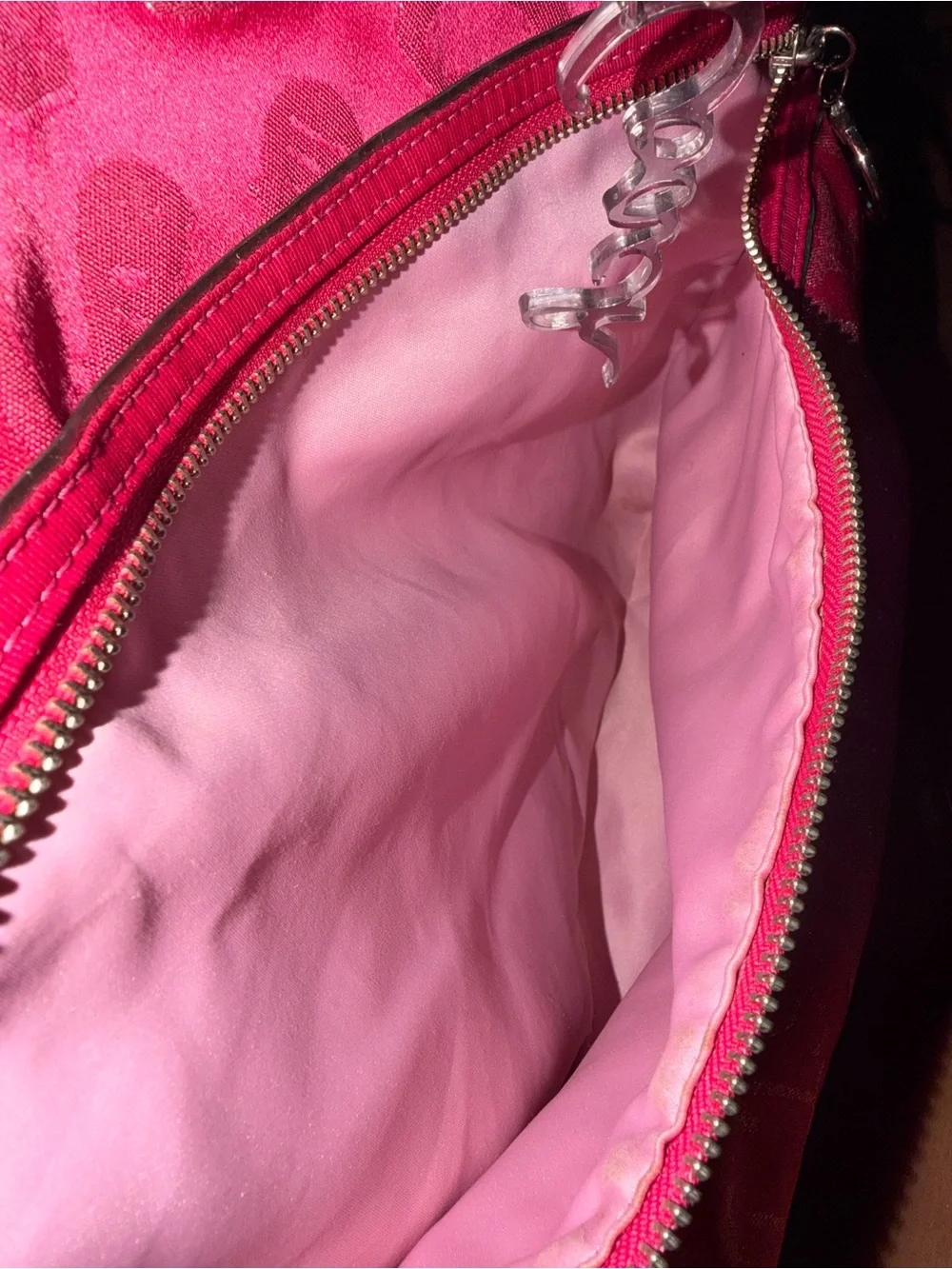 Coach Pink Poppy Storypatch Glam Tote Bag